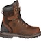 Georgia Boot Men's Waterproof Work Boot, 9 M, Steel Toe, 8 in H, Dark Brown, G9334 G9334 - alternate 6